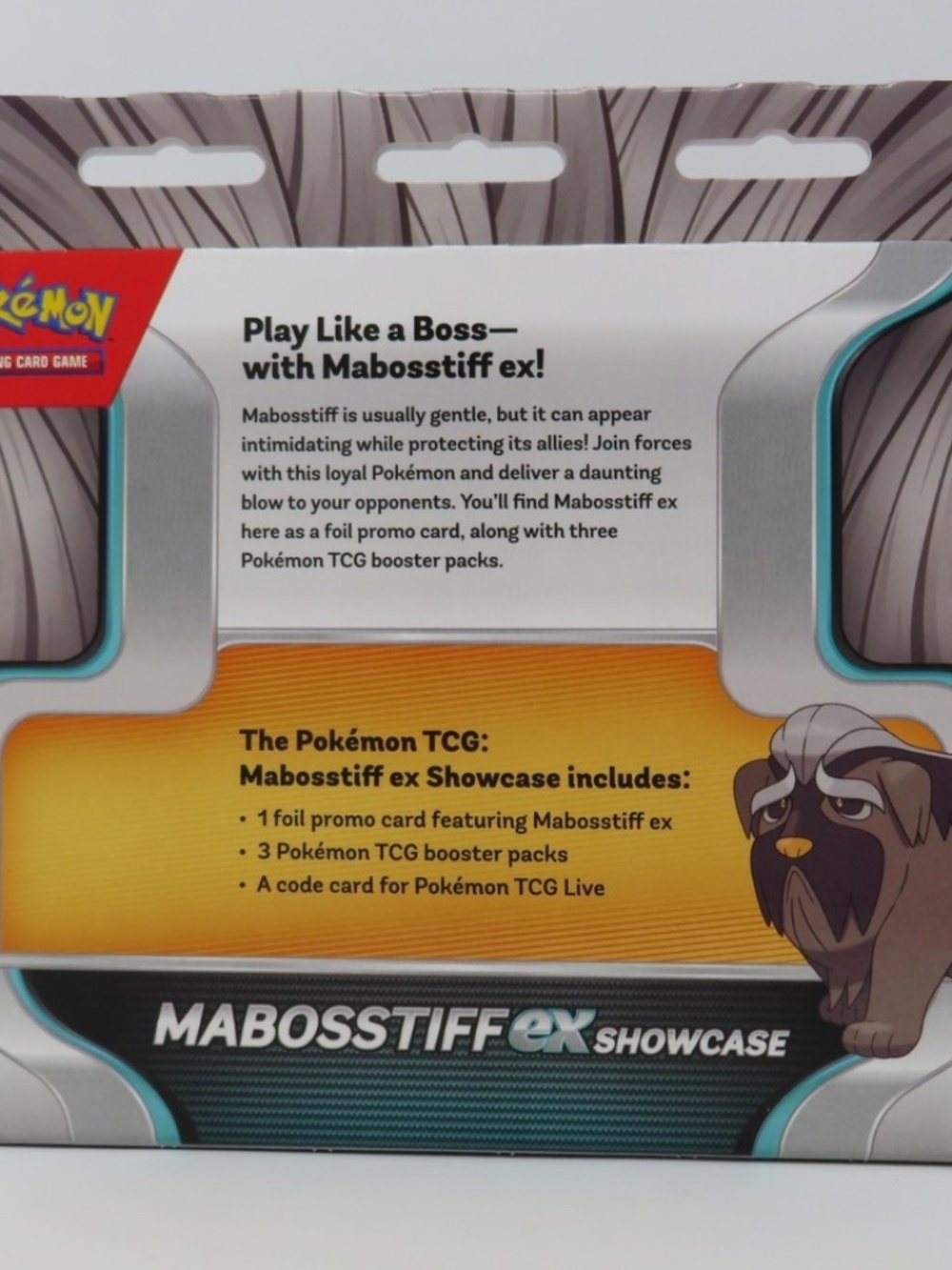 Pokemon Mabosstiff ex Showcase Box Factory Sealed Promo + 3 Booster Packs TCG - Picture 5 of 5